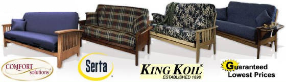 Comfort Solutions, Serta, King Koil Futon Covers
